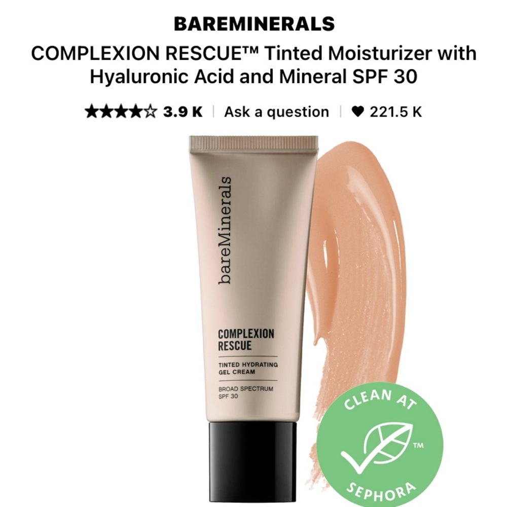 Bare Minerals Complexion Rescue Tinted Gel Cream-Desert 6.5